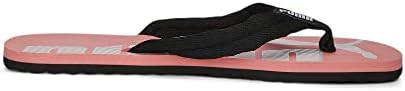 PUMA Men's Flip-Flop, Loveable Platinum Gray Black White, 8 | Image 4