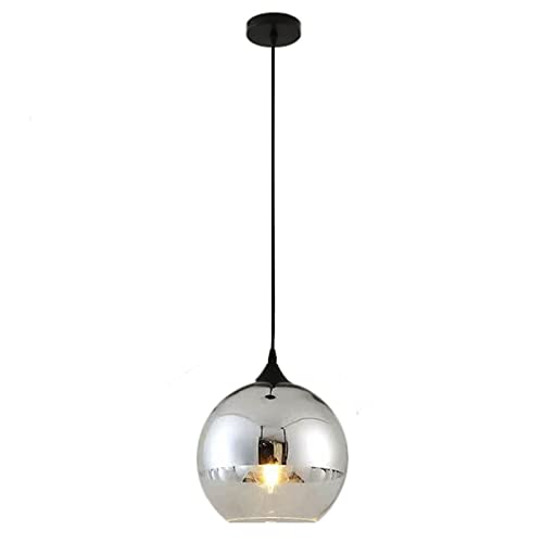 Lampe suspendue globe dorée pour illuminer chaleureusement votre salle à manger