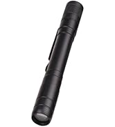 Mikikit Pen Shape Led Portable Yellow and White Light Torch for Outdoor Camping Hiking and Emerge...