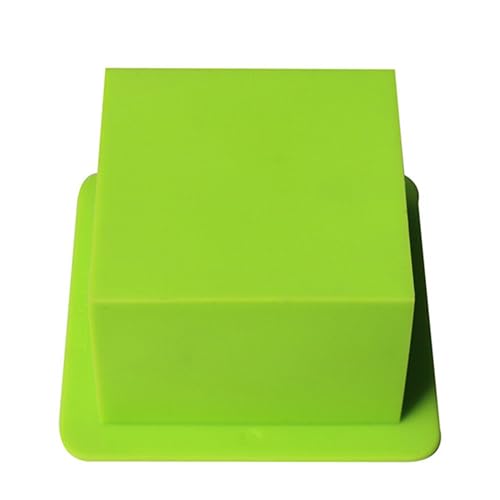 Image of MoldBerry Silicone Soap Mold | Square Soap Mould | Single Square Cavity Soap Making Mould | Homemade Soap Making Mold for Soap Making, Bath Bomb and Bath Products (Multicolor - Pk1)