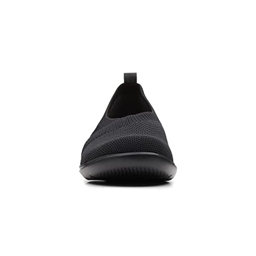 Image of Clarks Womens 26163135 Black Loafer Flat