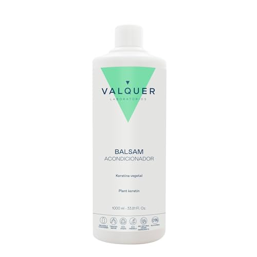 VALQUER Trattamento Rivitalizzante Professionale con Cheratina per Capelli Danneggiati | Riparazione Quotidiana | Vegano | 1000 ml