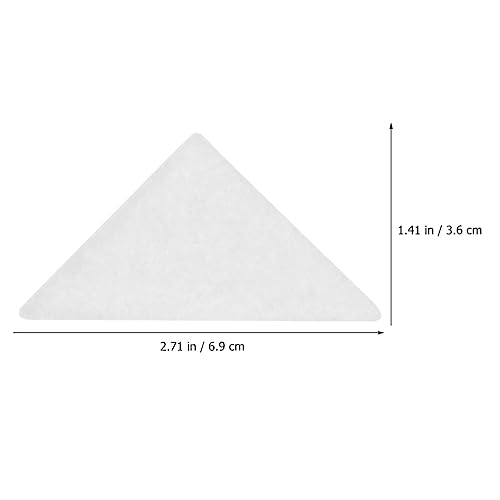 SOIMISS 150Pcs Colarinho De Camisa Sem Ondulação Suporta Colarinho Fica Camisa Adesiva Fica Suporte