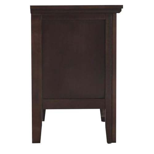 Glory Furniture Primo 2 Drawer Nightstand in Espresso - Thumbnail 6