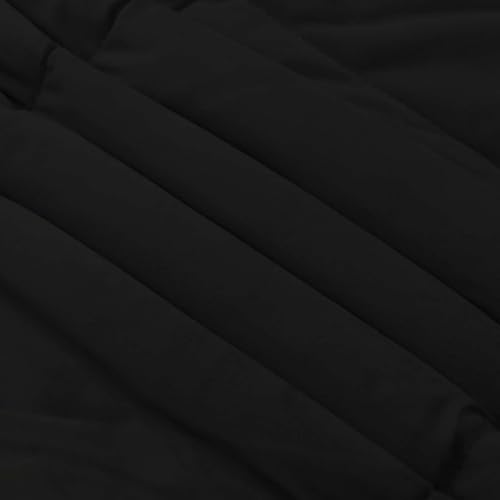 Couette d'été douce et légère noire 200x240cm microfibre - 6