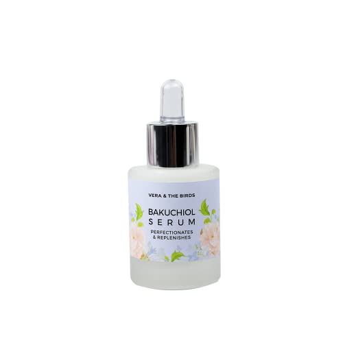 Sérum facial Bakuchiol 'Bakuchiol Serum' | Ácido hialurónico | Mejora textura unifica el tono, piel más firme y elástica | Seborregulador | Alternativa a retinol | Vegano | Fórmula natural | 30ml