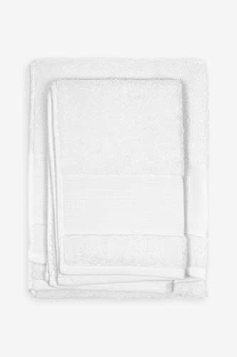 Serviettes éponge à broder DMC point de croix drap de bain coton