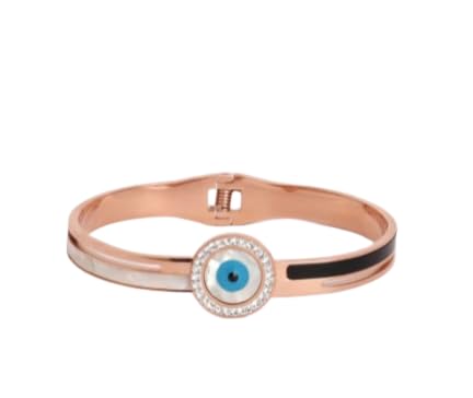 See full amazon price history chart for V FASHION JEWELLERY ROUND EVIL EYE KADA ROSE Stylish Stainless Steel Rose Gold-Plated Bracelet/Kada Women & Girls V FASHION JEWELLERY ROUND EVIL EYE KADA ROSE Stylish Stainless Steel Rose Gold-Plated Bracelet/Kada Women & Girls (B0C9F2QG3R) Amazon Price History, Amazon Price Tracker