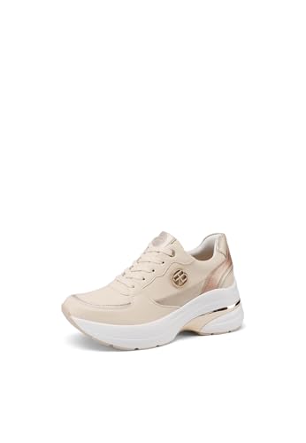 Renato Balestra Zapatillas Mujer con Cuñas Zapatillas Altas RB2531, Rb2532 Beige, 38 EU