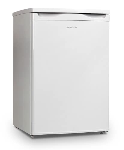 INFINITON CV-A82B - Congelador vertical, Blanco, 80 Litros, 3 cajones, Control de temperatura, Puerta reversible, Clase A++/E