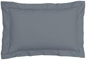 Sleepdown Pillow cases 100% Pure Cotton Pack of Two Oxford Luxury Soft Cosy Pillow Cover Set - Sage Green - 63 x 89 cm