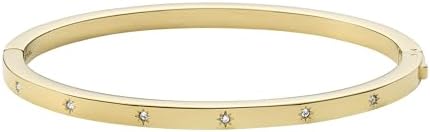Fossil Women's Stainless Steel Gold-Tone Bangle Bracelet