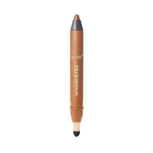 Image of tarte smolderEYES shadow liner - Multi-Use Waterproof Makeup Doubles as Eyeliner & Cream Eyeshadow with Smudger Applicator, Blendable Lazy Girl Hack, Vegan & Cruelty-Free, full size