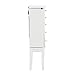 Powell Furniture Jewelry Armoire, White, 13