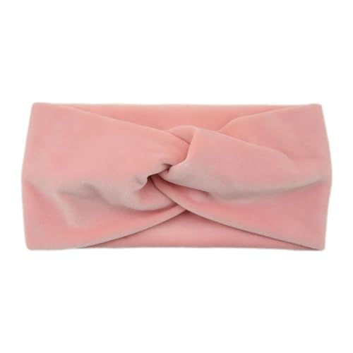 Fasce per capelli da donna, in tinta unita, morbide, calde, con nodo, invernali, turbanti per orecchie, accessori per capelli, formato A4