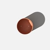 Veradek Demi Series okrągła donica na werandę, patio, podwórko, trwały materiał z tworzywa sztucznego i betonu, nowoczesny wystrój dla wysokich roślin, kwiatów
