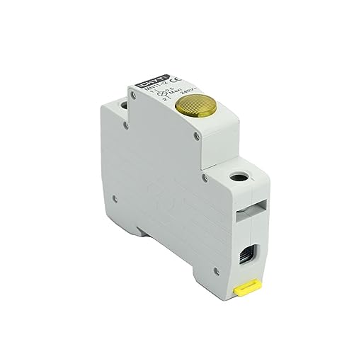 Indicateur puissance armoire rail LED jaune 240V pour éviter les pannes de courant