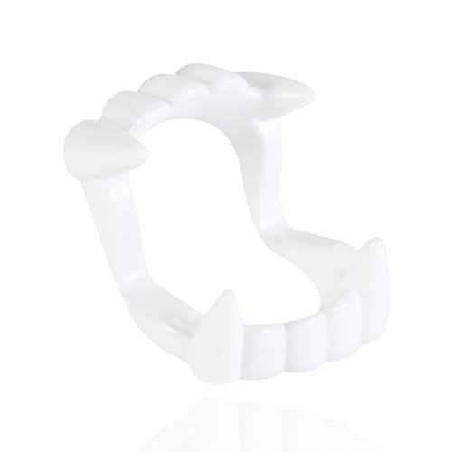 Kostümheld Denti di vampiro da vampiro, dentatura a incastro, per bambini – Halloween & Carnevale – Dracula & Vampiro