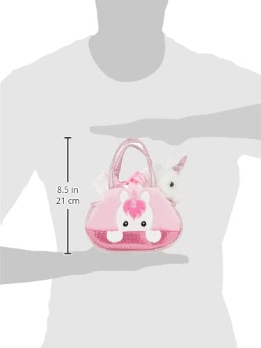 Image of Aurora World Fancy Pals Pet Carrier, Peek-A-Boo Unicorn