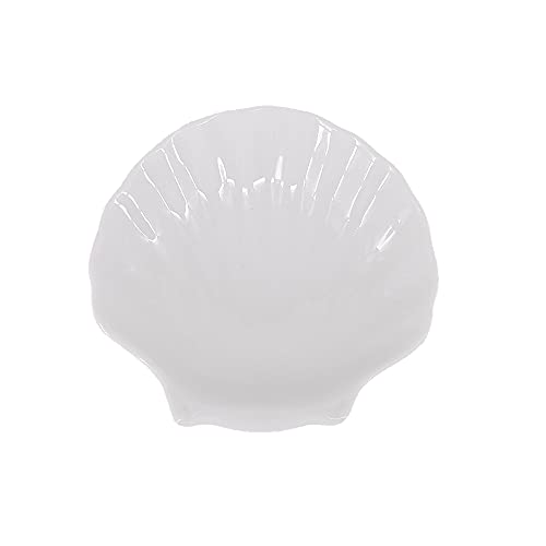 Mini-Tabletts in Muschelform, Keramik-Schmuckschale, Ringhalter, Heimdekoration, Kerzen, Parfüm, Kosmetik, Schmucktablett Zubehör (1) Cover