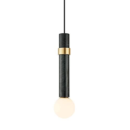 Chandelier moderne pour éclairer un plafond sombre suspension cylindrique blanche en fer