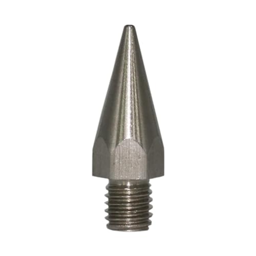 Generic Heavy Duty Steel Thread Prism Pole Replacement Tip, M8 40mm