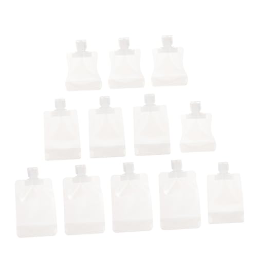 PATKAW 12 Piezas Bolsa De Loción Bolsas Recargables Mini Bolsas De Liquido Para Festivales Viajes Botellas De Agua Dispensador Botellas De Viaje Líquidas Bomba Gel Transparent Pensilvania