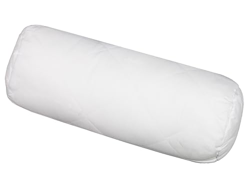 ZOLLNER Nackenrolle - 15x40 cm - für Allergiker geeignet - waschbar bis 95°C - mit Reißverschluss - Oeko Tex® Zertifiziert