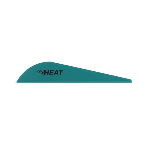 Bohning Heat Vane, Low Profile Hunting Vane, 2.5" 100pk, Teal