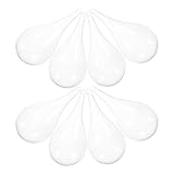 Décorations de Noël transparentes : vous pouvez remplir ces boules transparentes avec des perles, des rubans, des photos, des guirlandes lumineuses, de petits jouets en peluche ou d'autres décorations miniatures, des décorations de Noël en gouttes d'eau