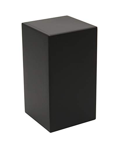 Paintersisters Sockel Schwarz lackiert Größe S - (10x10x18 cm) allseitig geschlossen, akkurat verarbeitet, Podest ...