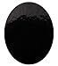 Large Pre-Cut Black Ovals - 90 Coe