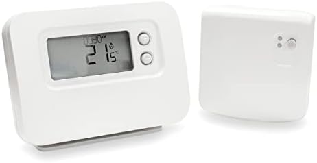 Adept/Honeywell 7 Days Programmable Wireless Room Thermostat with Relay Box - Energy Saving Replacement of CM927 CMS927 CMS927B1049 Series Smart Thermostat - White