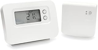 Adept/Honeywell 7 Days Programmable Wireless Room Thermostat with Relay Box - Energy Saving Replacement of CM927 CMS927 CMS927B1049 Series Smart Thermostat - White