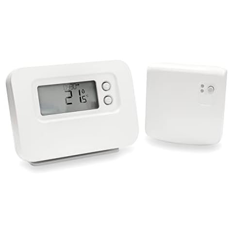Adept/Honeywell 7 Days Programmable Wireless Room Thermostat - Energy Saving Replacement of CM927 CMS927 CMS927B1049 Series Smart Thermostat - White Cover