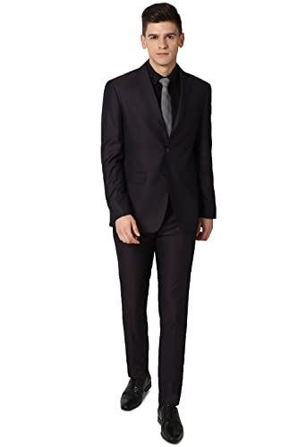 Image of Peter England Men's Polyester Blend Suit-Dress Set