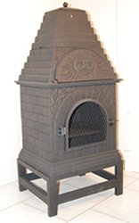 WSCHOVENC Chiminea / Patio Heater / BBQ / Pizza Oven