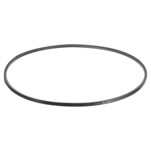 uxcell 3 Pcs 3L440 Classic Wrapped Rubber V-Belt, 44"(1118mm) Outside Circumference, 3L Profile V Belt 3/8" Width 7/32" Height