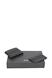 Acabado de alta calidad Boss GBBM_6cc S C Emboss - Juego de Cartera y Tarjetero para Hombre, Color Negro