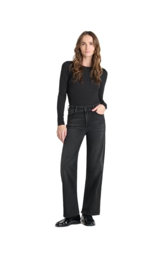 Jeans Pulp Wide Leg Noir denim idéal pour un style urbain chic et élégant