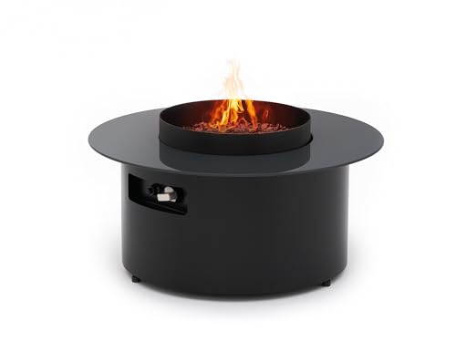 MF Table de feu extérieure à gaz point jusqu'à 8 kW compacte avec couvercle supérieur