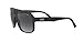 Armani Exchange A|X Mens AX4104S Rectangular Sunglasses, Black/Grey Gradient, 61 mm