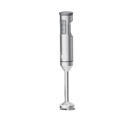 Potente batidora de mano 4 en 1, varilla acero inoxidable, vaso mezclador 700 ml, procesador 500, batidor(EU)