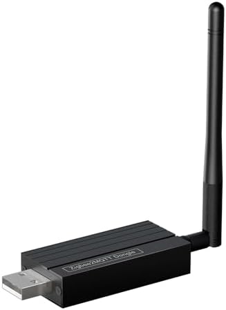Zigbee 3.0 USB Dongle with 20dBm Output | TI CC2652P+CP2102N Dual-Chip | Multi-Protocol Support | Preloaded Z-Stack 3.x.0 Firmware | Plug & Play for Home Assistant,and More