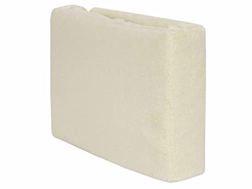 REVITEX - Sábana Bajera coralina Ajustable Paola Cama 105, de Microfibra poliéster, Color Beige, Muy cálida, Tacto Polar, 1 Pieza, válida para Largos 1,90 y 2 Metros, fácil de Lavar a máquina.