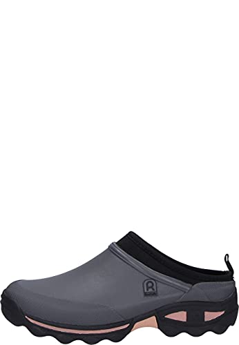 Sabot Clean Lady Gri Rouchette chaussure caoutchouc imperméable femme