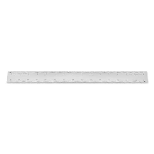 Image of Alumicolor 30-cm Aluminum Metric Engineer Hollow Scale for School, Office, Art and Drafting, 30CM, Silver