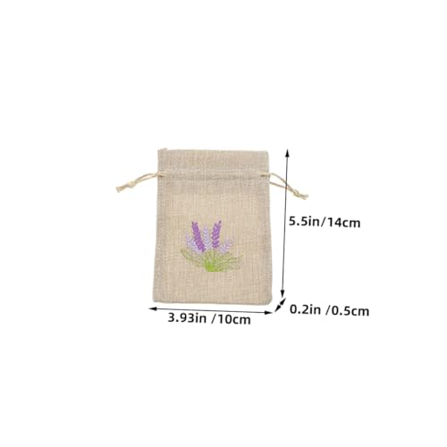 Bolsas de saco de lino para lavanda 5 piezas miniatura 2