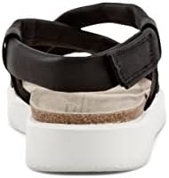 ECCO Women's Corksphere Ankle Sandal, Black, 9-9.5 | Image 1