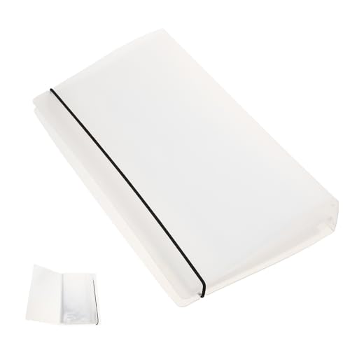 Image of TEMPNAP Multi-Function Ticket Collection Album with White Color and Fine Workmanship Featuring Loose Leaf Design for Movie Plane Concert and Admission Tickets Organizer